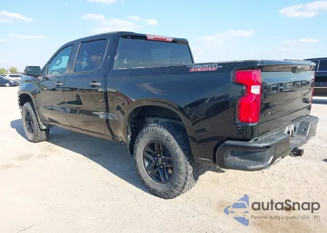 2020 Chevrolet Silverado 1500 4Wd Short Bed Custom Trail Boss z USA, uszkodzony, nr VIN 3GCPYCEF3LG244943